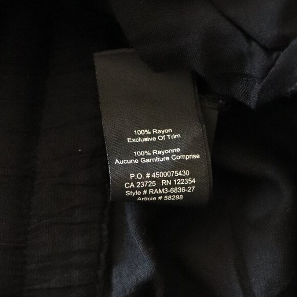 TNA Women's Sz XS Black Straight Leg Pull On Stretch Pocket Casual Lounge Pants - Picture 11 of 11